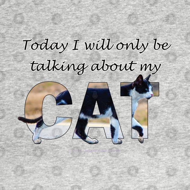 Today I will only be talking about my cat - black and white cat oil painting word art by DawnDesignsWordArt